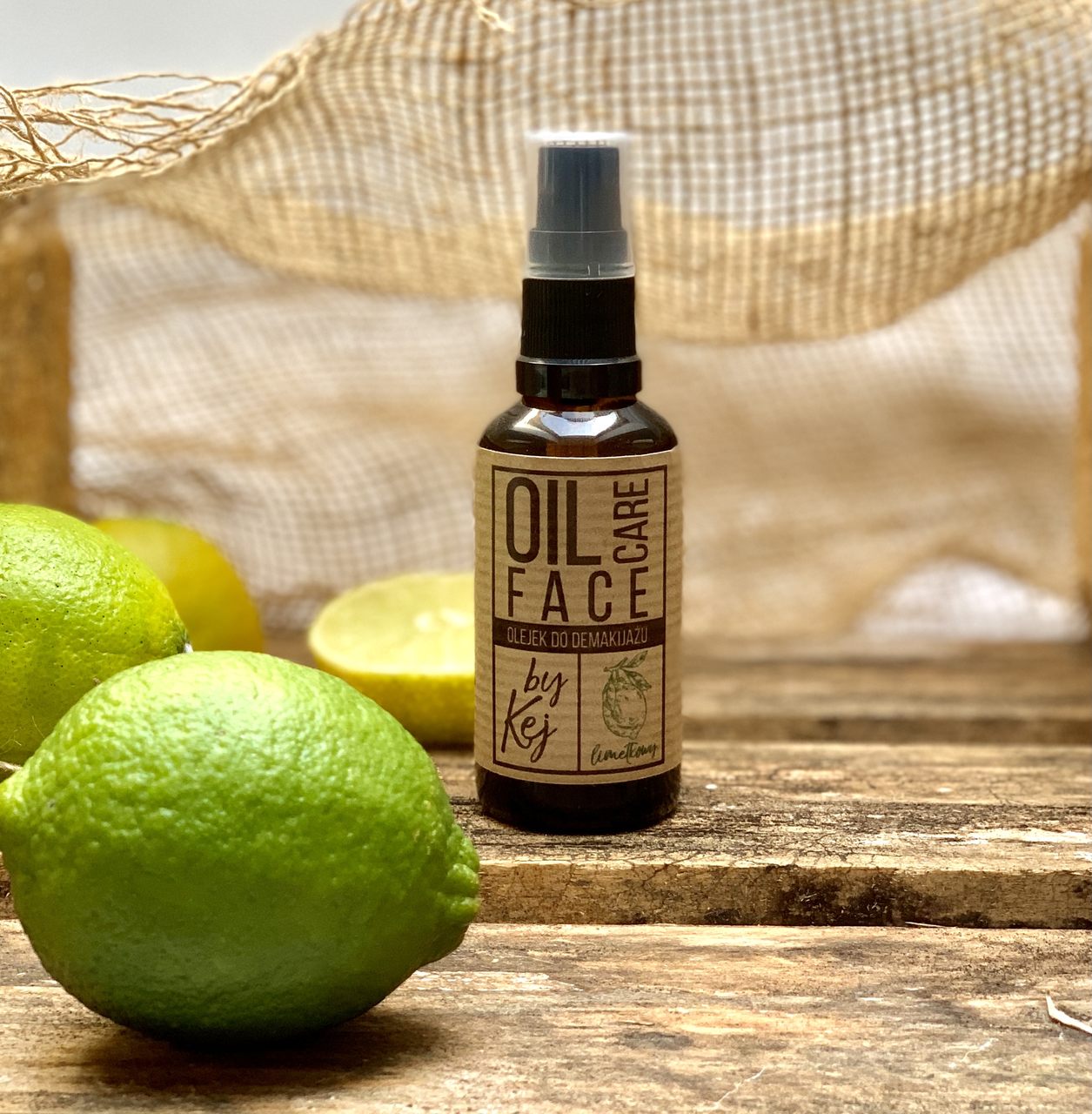 Naturalny olejek do demakijażu limetkowy 50 ml - obrazek 3